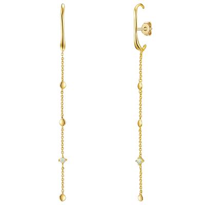 Paar Ohrhänger GLANZSTÜCKE MÜNCHEN "Set: GSM275", gold (gelbgold), Ohrringe, Damen, 18,8, Silber 925 (Sterlingsilber), aus Sterling Silber