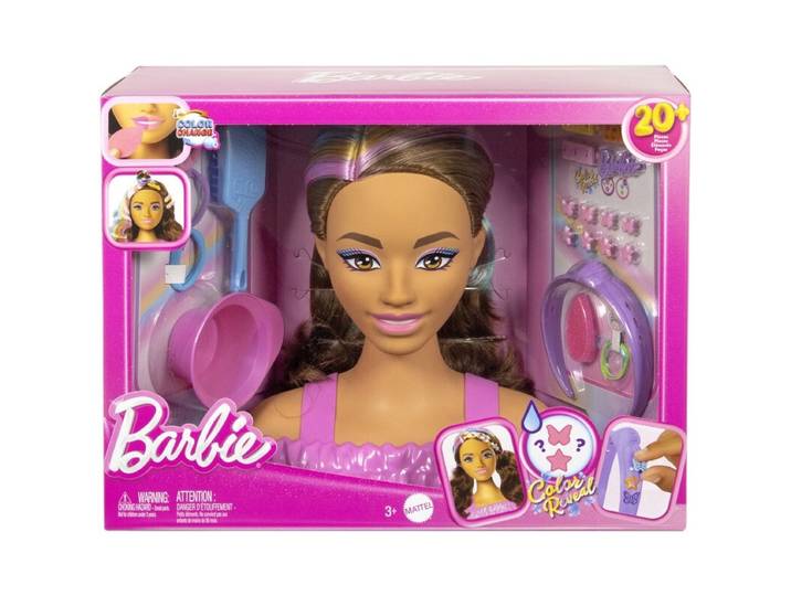 MATTEL Barbie poupée coiffante cheveux bruns