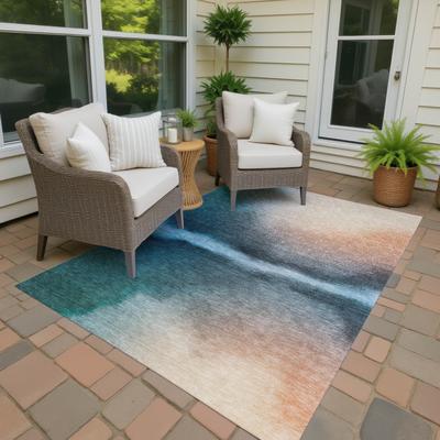 Addison Rugs Machine Washable Indoor/ Outdoor Modern Landscape Chantille Rug