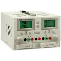 QuatPower Netzgerät LN-3003XIII 2x 0...30V-, 0...3A, 5V-/3A, Ser/Par, Labornetzgerät, Schwarz