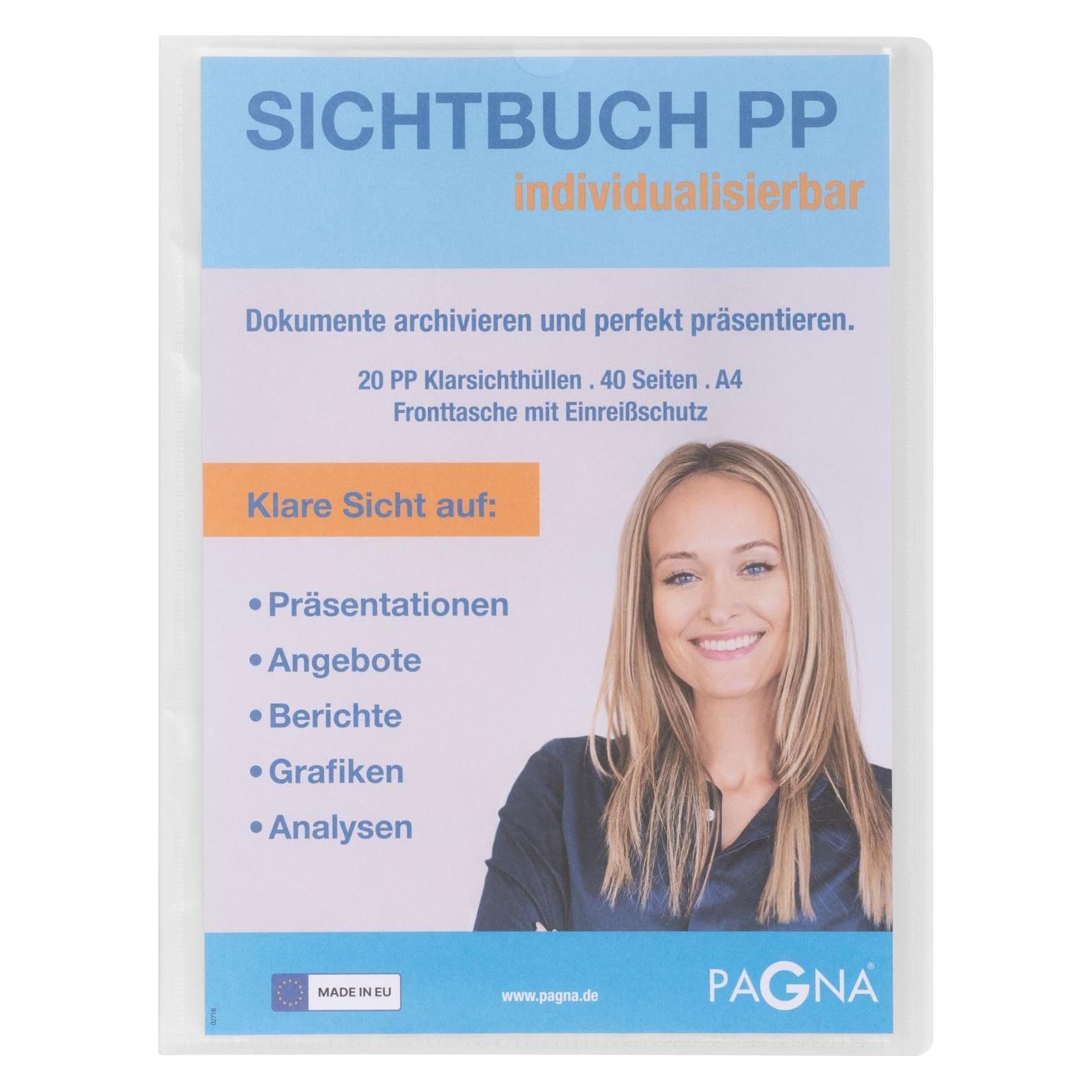 Pagna Office Sichtbuch DIN A4, 20 Hüllen transparent (A4) (21011-19)