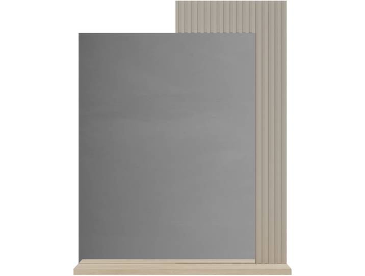 Hoppers Wandspiegel taupe - Material: Holzwerkstoff - 704