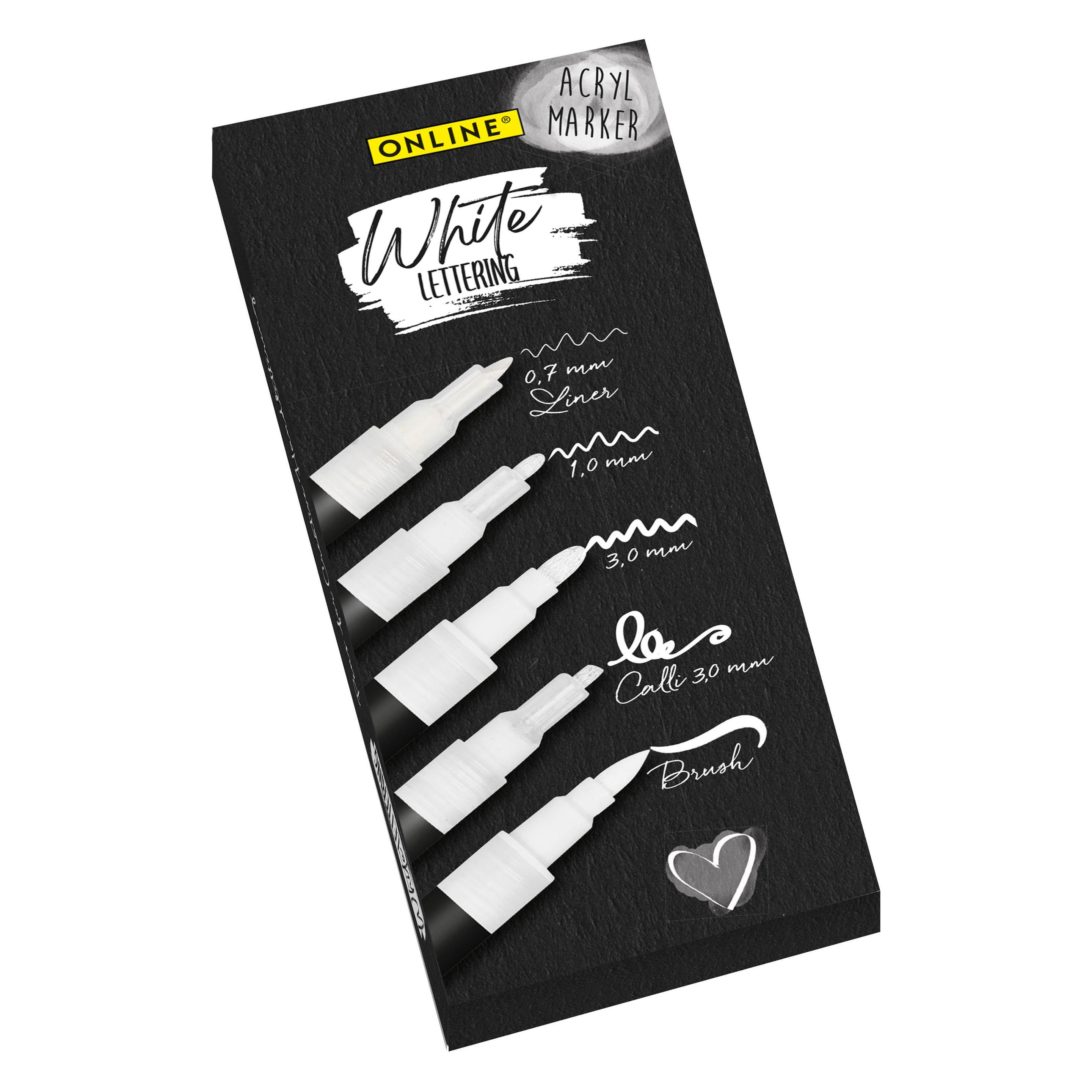 Online Acrylmarkeretui (5x) (18511)