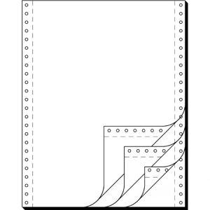 Böttcher-AG Endlospapier 91400, A4 hoch, 4-fach, LP, 52/53g, 12 Zoll x 240mm, 500 Sätze