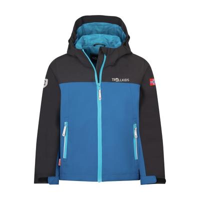 Trollkids - Kid's Telemark Jacket - Regenjacke Gr 176 blau