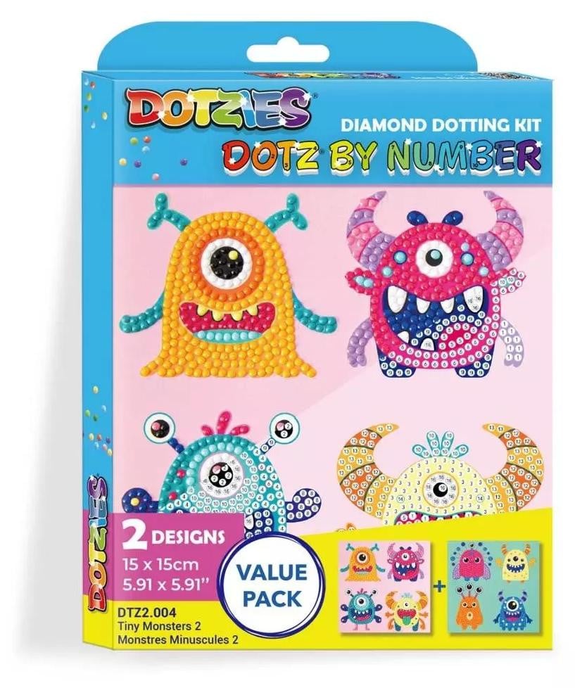 Diamond Dotz Dotz By Number Kleine Monsters 2