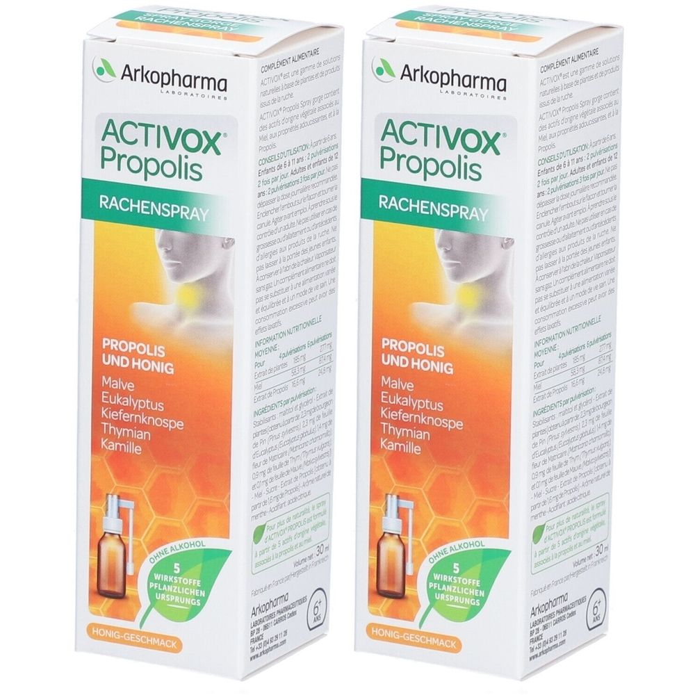 Activox Propolis Rachenspray Fl 30 ml x2 2x30 Dosierspray