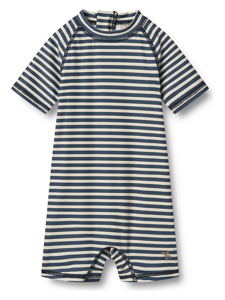 Wheat Badeoverall "Cas" in Dunkelblau/ Creme - 62