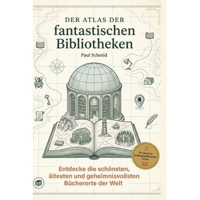 Der Atlas der fantastischen Bibliotheken, Gebundene Ausgabe von Paul Schmid, BoD - Books on Demand, 978-3-695-38380-1