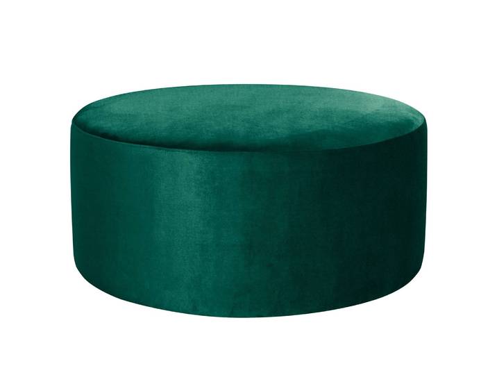 Repose-pieds capitonné Moulton 90 x 46cm Vert/Vert vieilli Velours Onoli: Vert vieilli