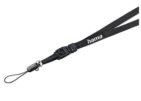 Hama 027838 Trageschlaufe mit Schnellverschluss 45 cm (Schwarz) 00027838