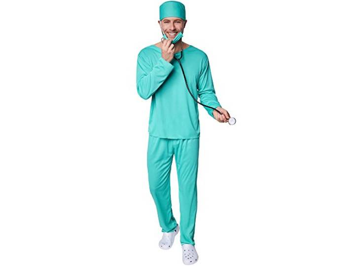 Dressforfun Herenkostuum chirurg - XL