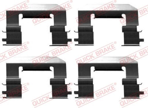 Quick Brake Zubehörsatz, Scheibenbremsbelag 1090023