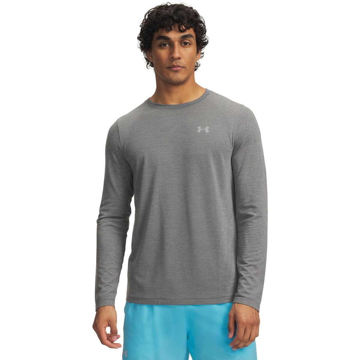 Under Armour Wool Run Longsleeve green reflective (709) S 6012730-709-SM