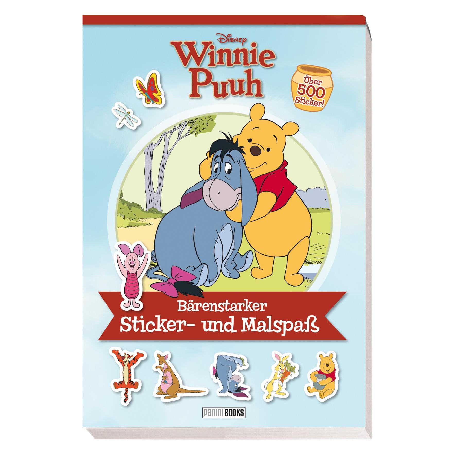 Panini Disney Winnie Puuh: Bärenstarker Sticker- und Malspass (500 Sticker) (36207814)