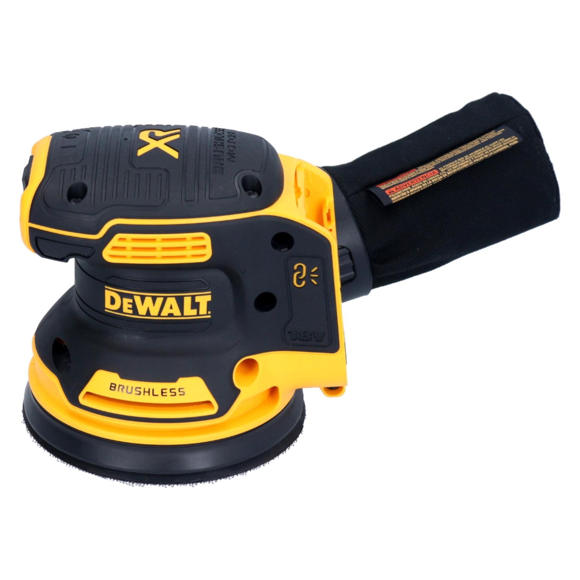 DeWalt DCW 210 E1 Akku Exzenterschleifer 18 V 125 mm Brushless + 1x Powerstack Akku 1,7 Ah + (Exzenterschleifer) (DCW210N)