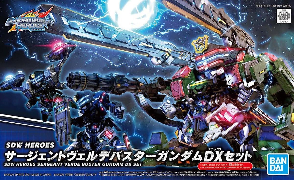Bandai Gunpla SD Sergeant Verde Buster Gundam DX Model Kit