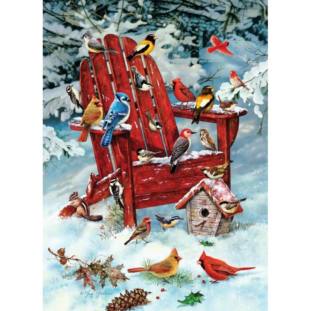 Cobble Hill Adirondack Vogels Legpuzzel, 1000 stukjes