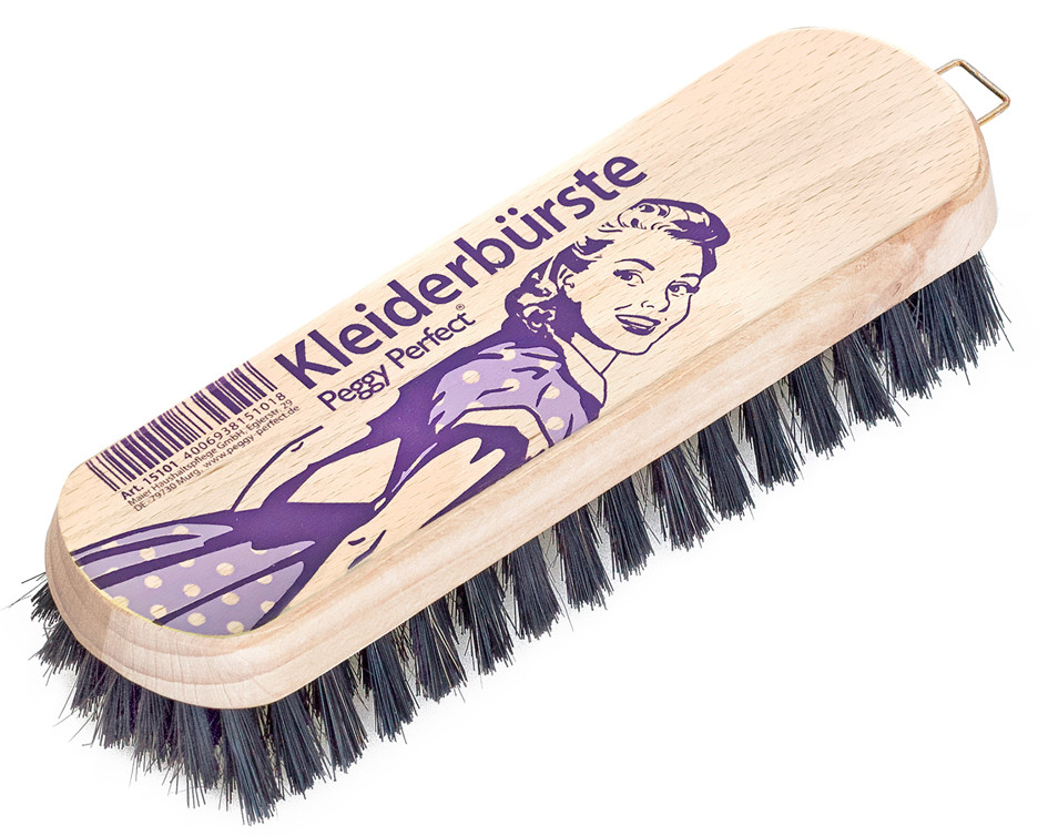 Peggy Perfect 15101 kledingborstel van gelakt hout