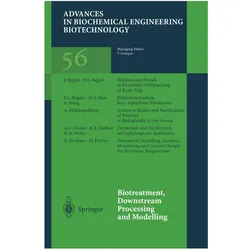 Biotreatment, Downstream Processing and Modelling, Fachbücher von Thomas Scheper