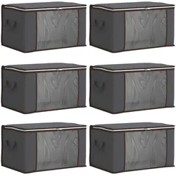 vidaXL, Aufbewahrungsbox, Moderne Aufbewahrung (90.30 l, 6x, 60 x 43 x 35 cm)