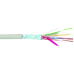 Fernmeldekabel JY(ST)Y 2x2x0, 8 PVC-grau JYSTY2x2x08  - 100 Meter