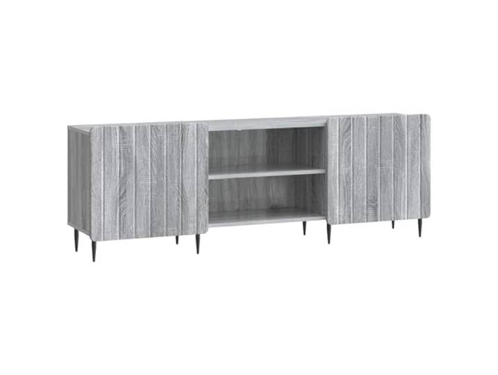 Makastle TV-Schrank Graues Sonoma 150x31x52 cm Holzwerkstoff