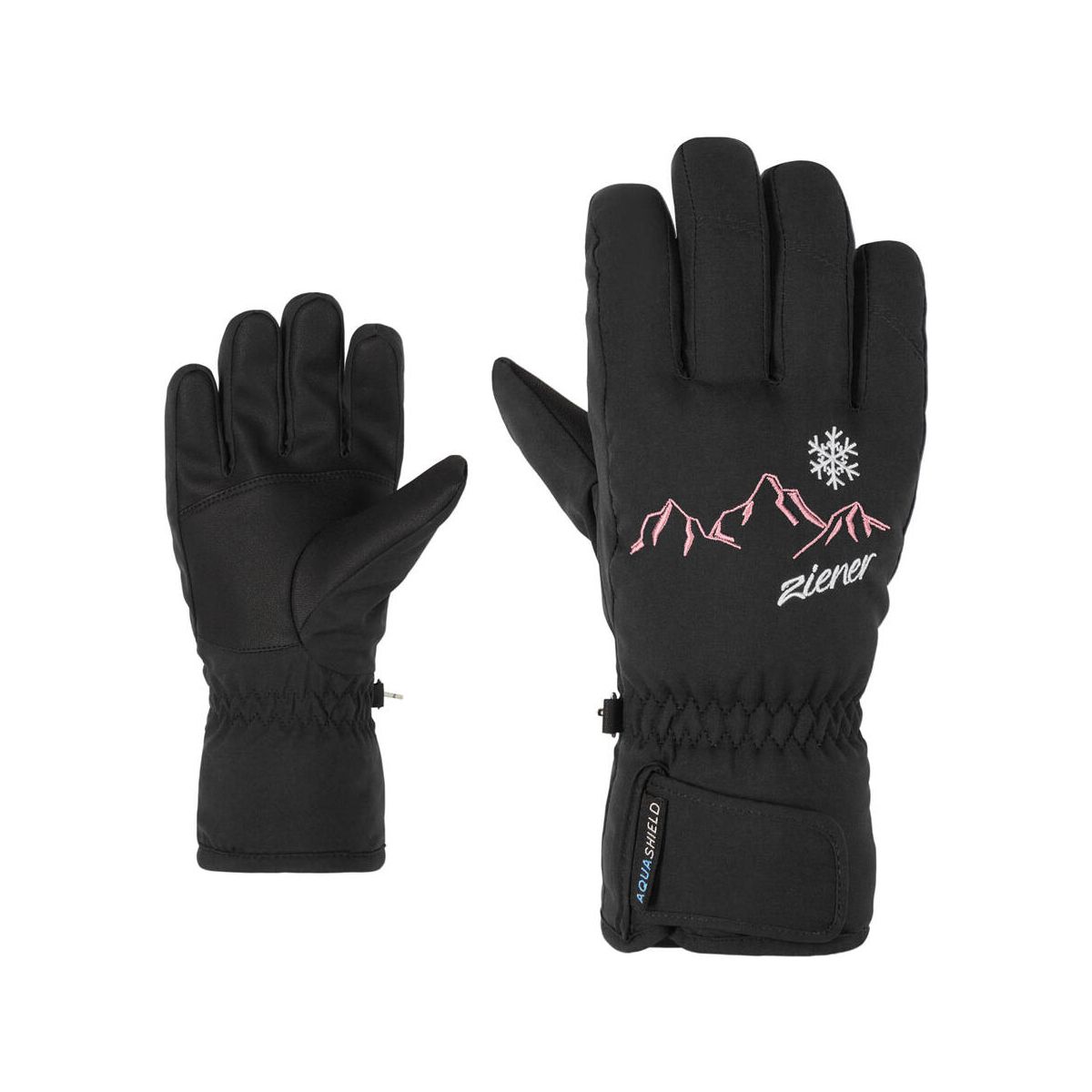 Ziener Lailla-z AS Glove Junior Girls black (12) 5 115038-12-5