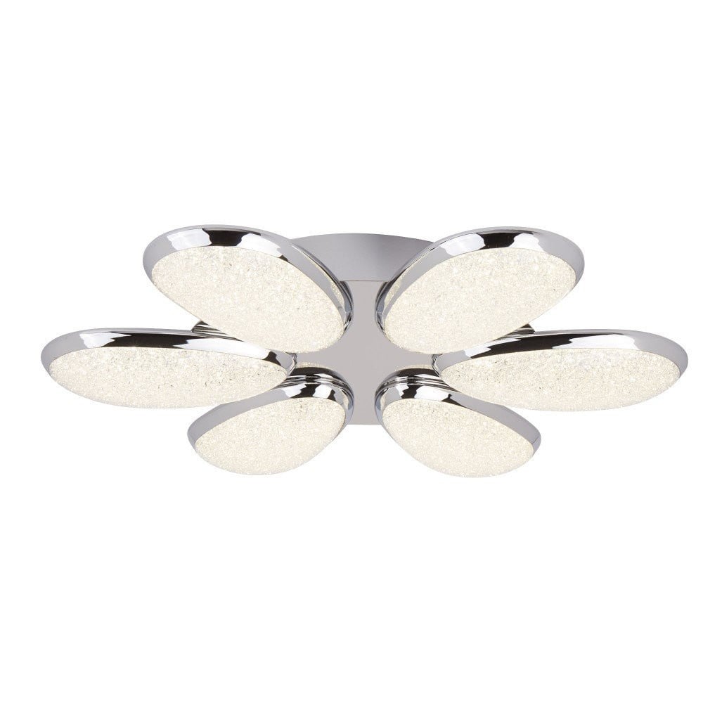 Searchlight Lori Design Plafondlamp - 6-lichts - Grijs