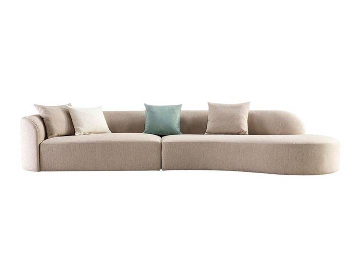 JVmoebel Big-Sofa Beige Sofa von JVMoebel, komprimierbar und modern im Design