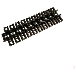 Klemos Klemmbaustein 10x Mittelgroße Kettenglieder schwarz