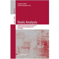 Static Analysis, Fachbücher von David Schmidt, Antoine Mine