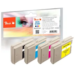 Peach Spar Pack Tintenpatronen, kompatibel zu Brother LC-970/LC-1000VALBP