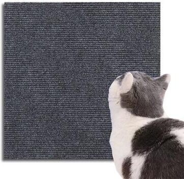 Uplifted Finds GripGuard Self Adhesive Wall Scratching Mat dark Grey 30 X 100 Cm