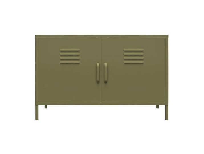 Bradford Armoire avec 2 portes en métal vert olive