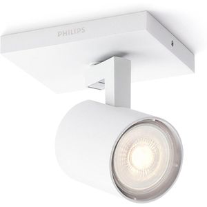 Philips Deckenstrahler Spot Runner, GU10-Fassung, 1-flammig, weiß, dreh- und schwenkbar