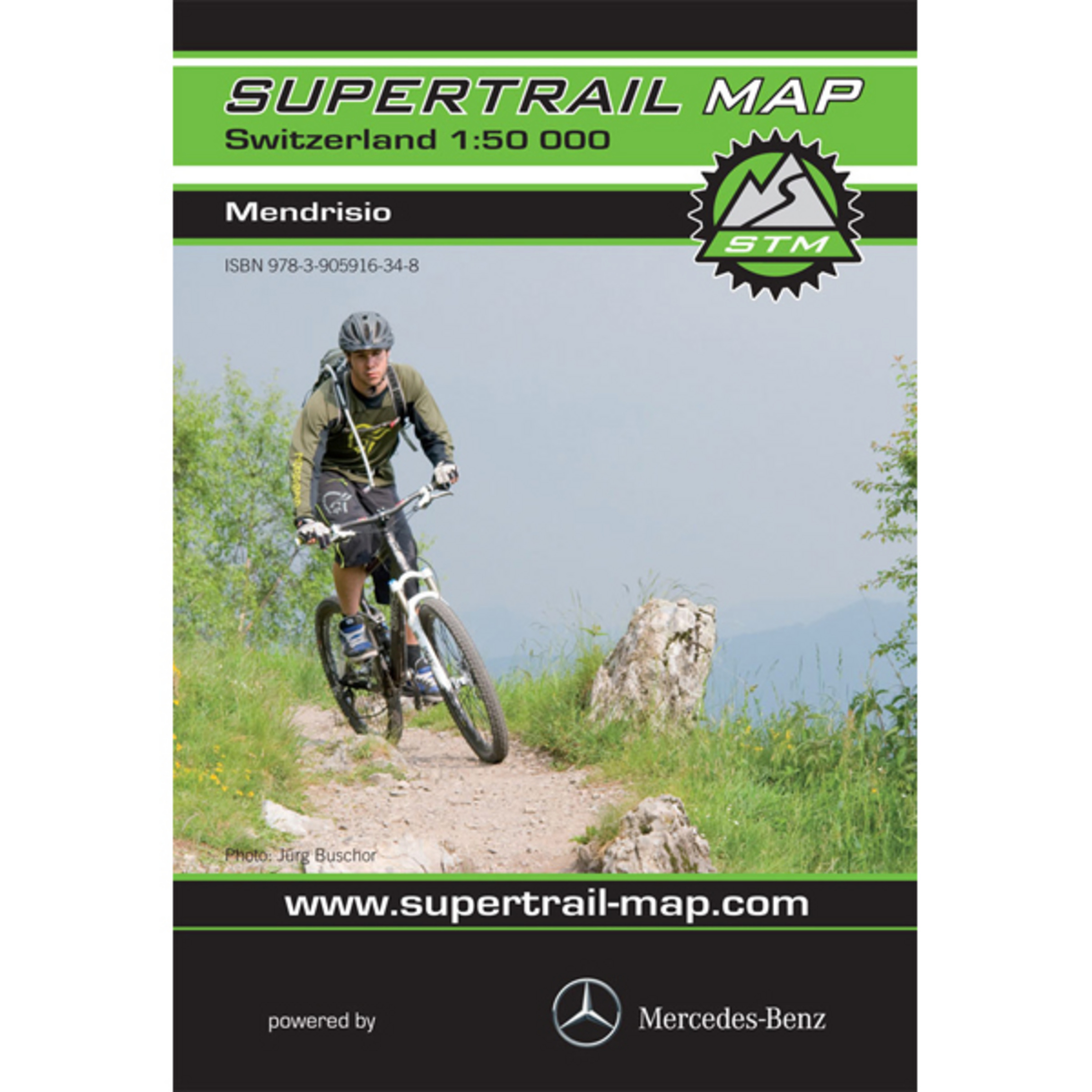 Supertrail Map Mendrisio - MTB Topografische Karten