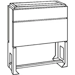 Striebel & John EH3SE2EI DINV1-Sockel Baupaket900x1115x320 Gr.2, PolyesterRAL7035 Variante 1 4TBE843207R0100