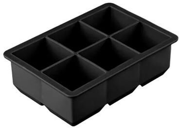 USA Free Shipping Shop IceSphere Silicone Ice Cube Tray With Lid For Whiskey Balls & Diamond Ice Cubes 6 connected Square