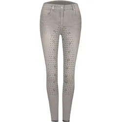 Cavallo CHAYA PRO GRIP Damen Vollbesatzreithose grey wash FS 2020, Ca19_HW_Gr.: 40