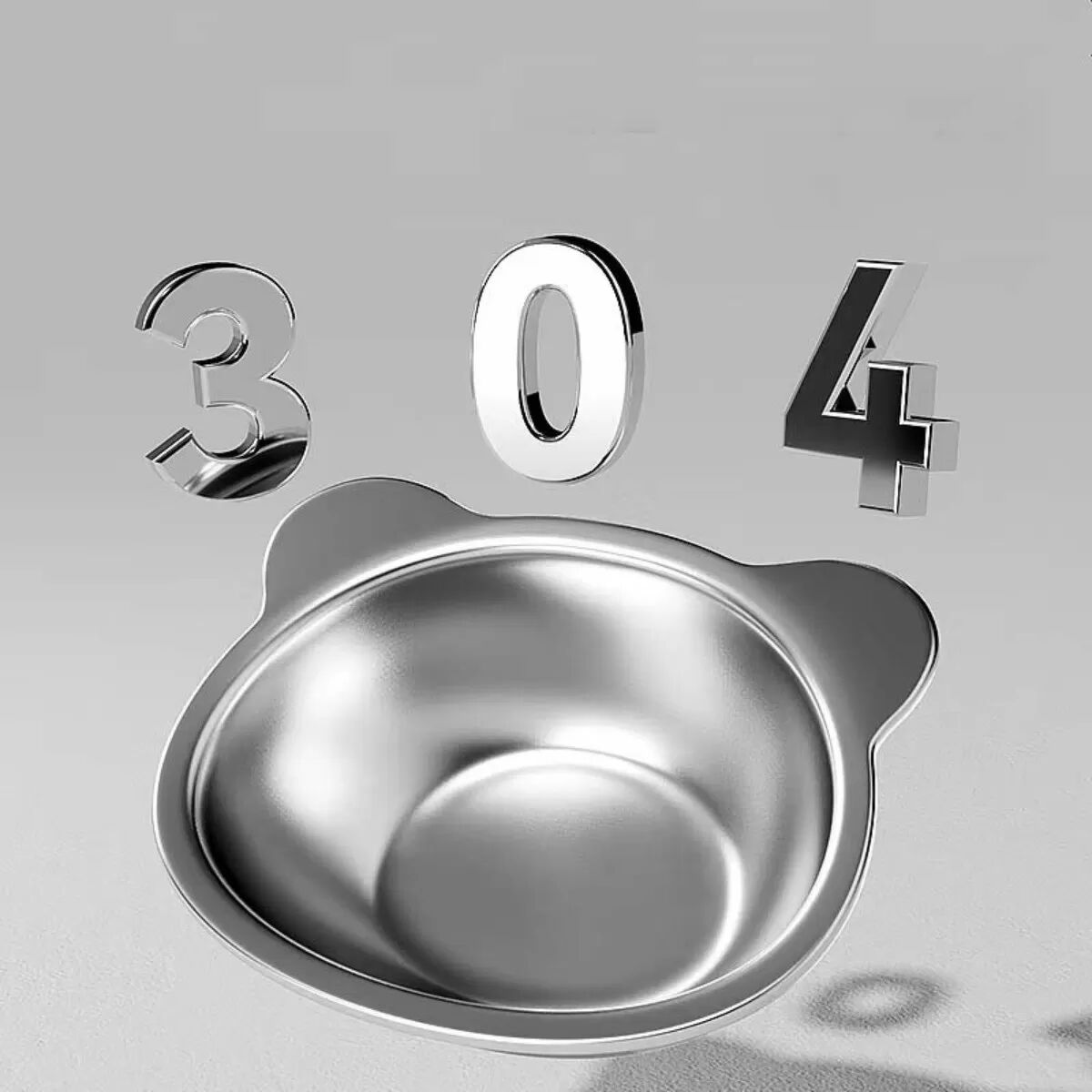 INF Gamelle Inox 304 pour Animaux - Inclinée, Anti-Débordement, Protection de la Nuque