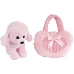 Take Me Home Nimm mich mit nach Hause Pudel in Tasche Rosa - 33x30cm (33 cm)
