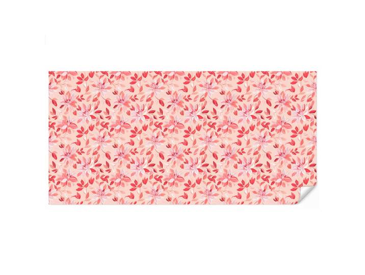 OnlyWow Tapete - Botanisch - Blumen - Rot - 450x220 cm, Koralle, Papier, Rechteckig, 450x220 cm, Tapeten & Wandverkleidungen, Vliestapeten
