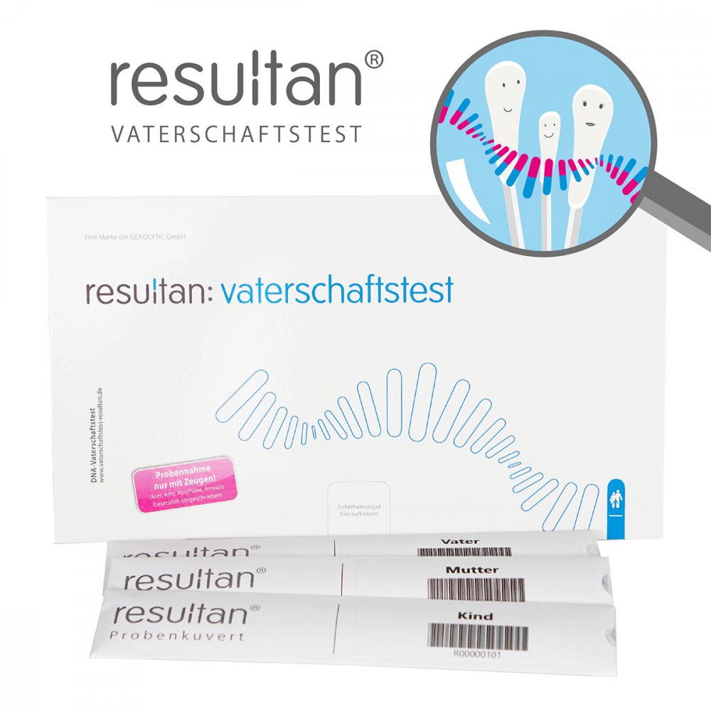 Genolytic Diagnostik GmbH Vaterschaftstest Resultan Daddytest 01174239
