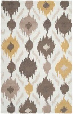 Livabliss Hand-hooked Solana Ivory Area Rug - 6' x 9'