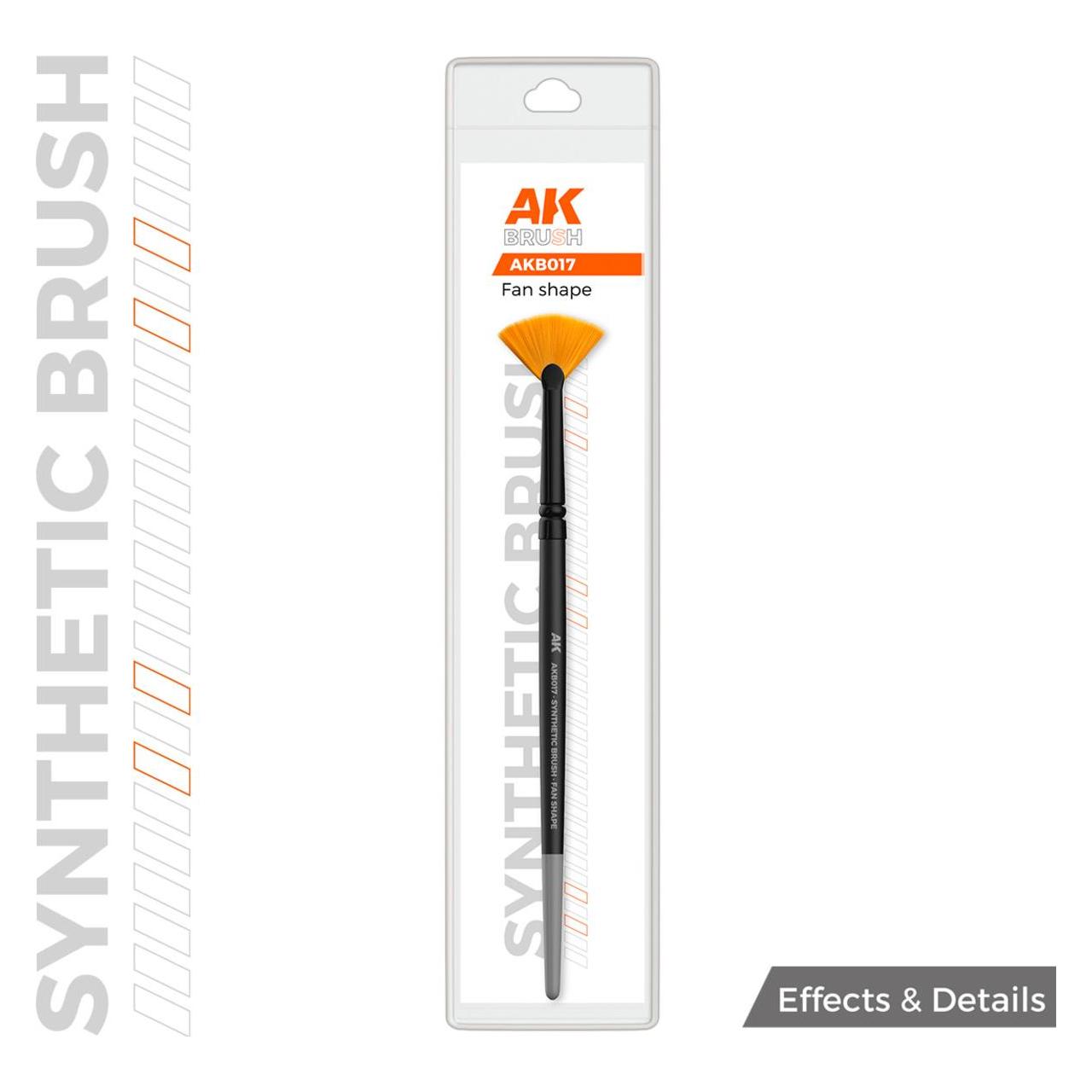 AK Interactive Ak Synthetic Brush - Fan Shape (AKB017)