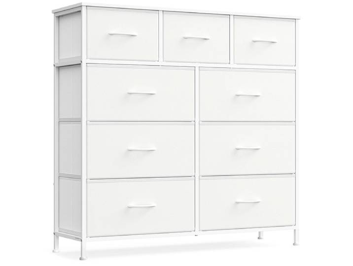 Kommode SONGMICS LIGHTY 9 Schubladen 30x98.8x95.2cm wolkenweiss melamin