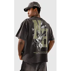 Ninth Hall Campus Classic Vol.2 Cropped T-Shirt vintage black Gr. XL