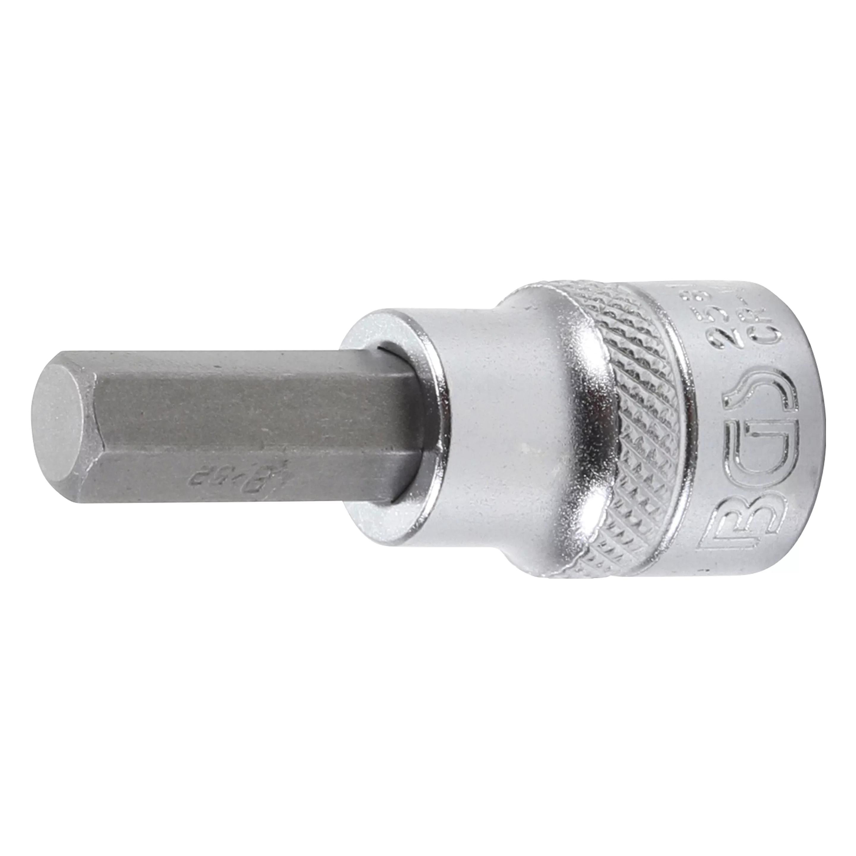 BGS Bit-Einsatz | Antrieb Innenvierkant 10 mm (3/8") | Innensechskant 8 mm (2581)