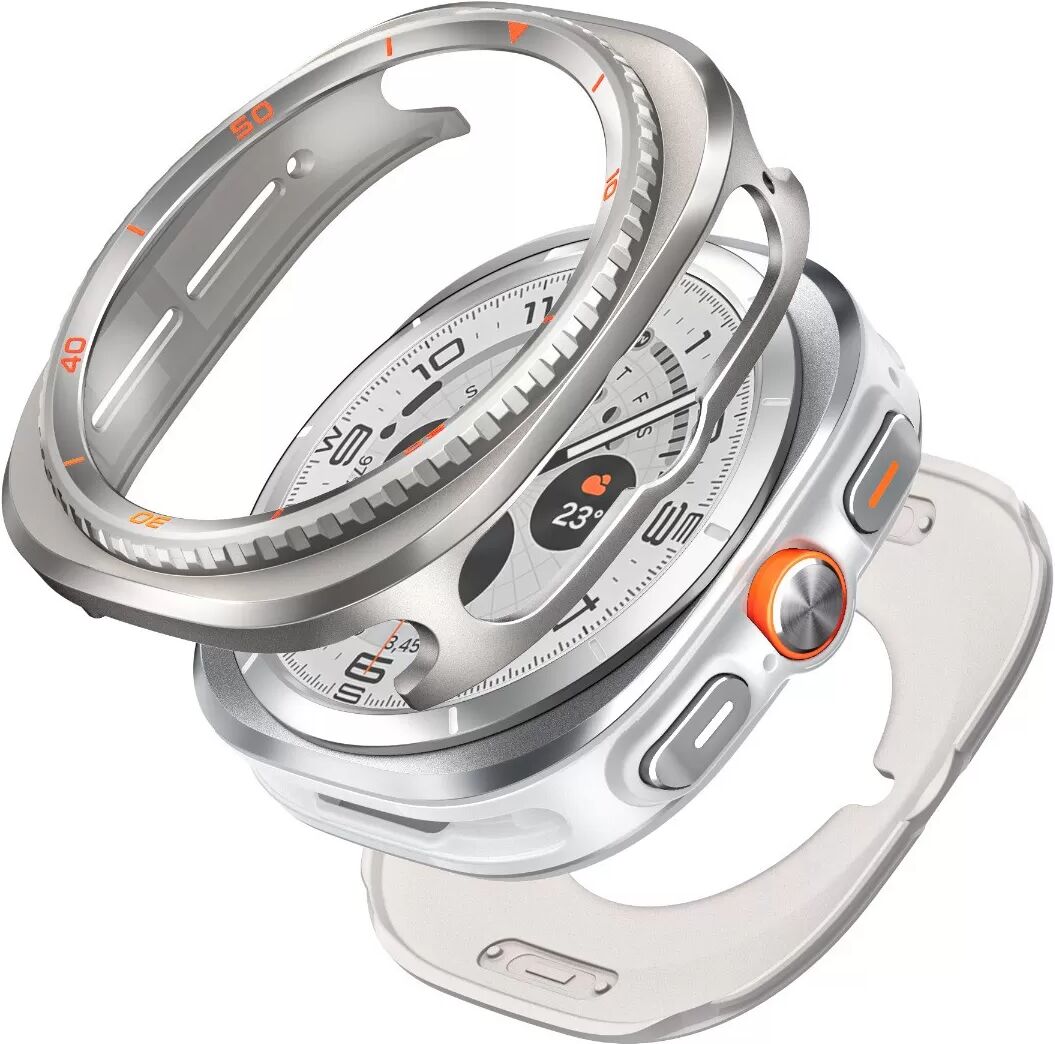 INF 47mm Metall Schutzhülle Kompatibel mit Samsung Galaxy Watch Ultra 7/8C - Verwandeln Sie Ihre Uhr Titan
